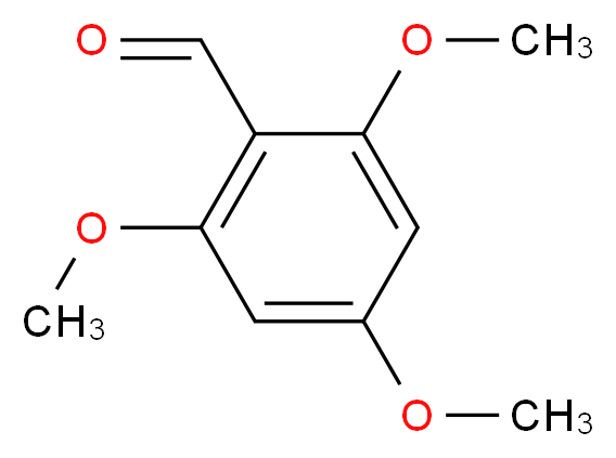 2,4,6-Trimethoxybenzaldehyde_分子结构_CAS_830-79-5)