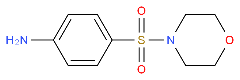 Sulfanilic acid, morpholide_分子结构_CAS_21626-70-0)