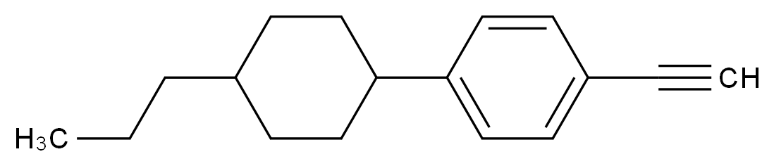 1-Ethynyl-4-(4-propyl-cyclohexyl)-benzene_分子结构_CAS_167858-58-4)