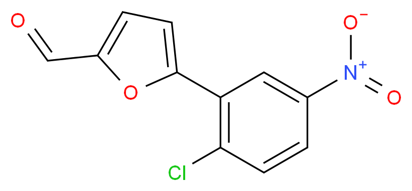 5-(2-Chloro-5-nitrophenyl)-2-furaldehyde_分子结构_CAS_329222-78-8)