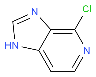 4-chloro-1H-imidazo[4,5-c]pyridine_分子结构_CAS_2770-01-6