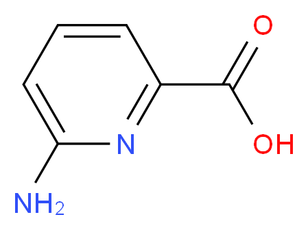 6-Aminopyridine-2-carboxylic acid_分子结构_CAS_23628-31-1)