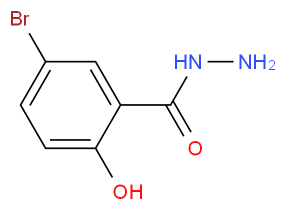 5-Bromo-2-hydroxybenzohydrazide_分子结构_CAS_)