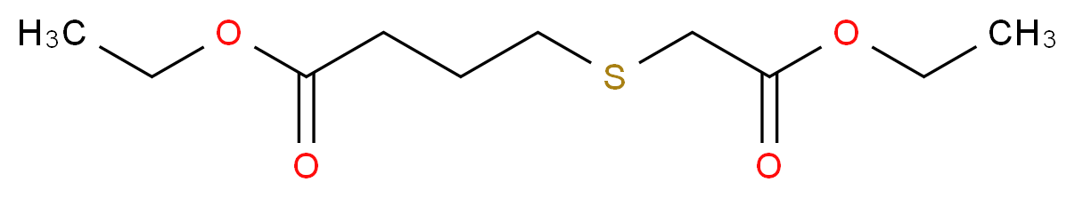 Ethyl 4-[(2-ethoxy-2-oxoethyl)thio]butanoate_分子结构_CAS_63449-37-6)