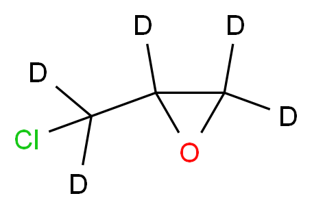 2-[chloro(<sup>2</sup>H<sub>2</sub>)methyl](<sup>2</sup>H<sub>3</sub>)oxirane_分子结构_CAS_69533-54-6