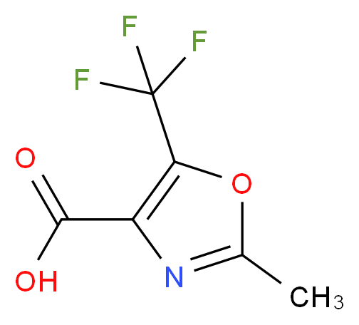 2-Methyl-5-(trifluoromethyl)oxazole-4-carboxylic acid_分子结构_CAS_18955-88-9)
