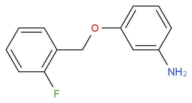 3-(2-Fluoro-benzyloxy)-phenylamine_分子结构_CAS_)