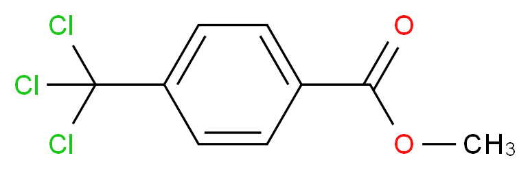 methyl 4-(trichloromethyl)benzoate_分子结构_CAS_14815-87-3