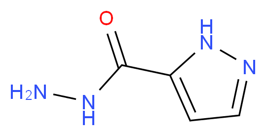 1H-pyrazole-5-carbohydrazide_分子结构_CAS_26275-64-9