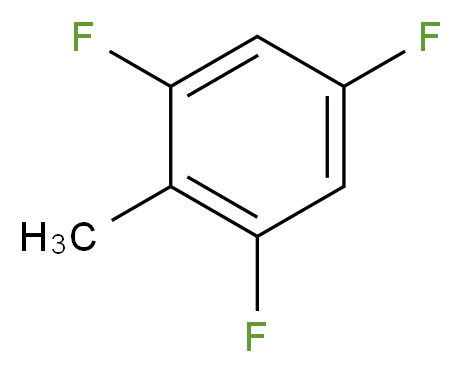 1,3,5-trifluoro-2-methylbenzene_分子结构_CAS_93343-11-4