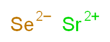 strontium(2+) ion selandiide_分子结构_CAS_1315-07-7