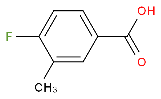 4-Fluoro-3-methylbenzoic acid_分子结构_CAS_403-15-6)