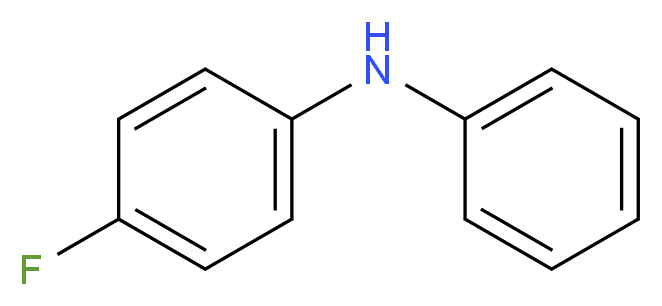 4-fluoro-N-phenylaniline_分子结构_CAS_330-83-6