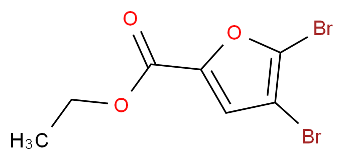 ethyl 4,5-dibromofuran-2-carboxylate_分子结构_CAS_54113-42-7