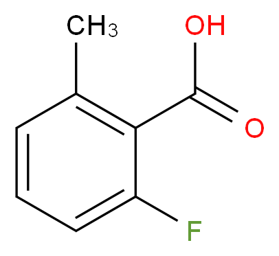 2-Fluoro-6-methylbenzoic acid_分子结构_CAS_90259-27-1)