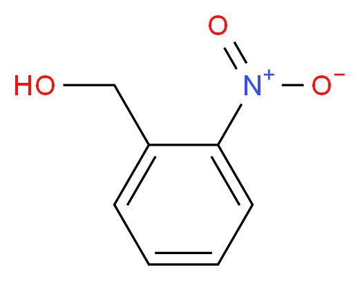 (2-nitrophenyl)methanol_分子结构_CAS_612-25-0