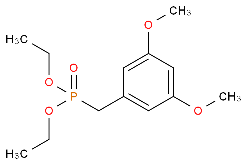 diethyl [(3,5-dimethoxyphenyl)methyl]phosphonate_分子结构_CAS_108957-75-1