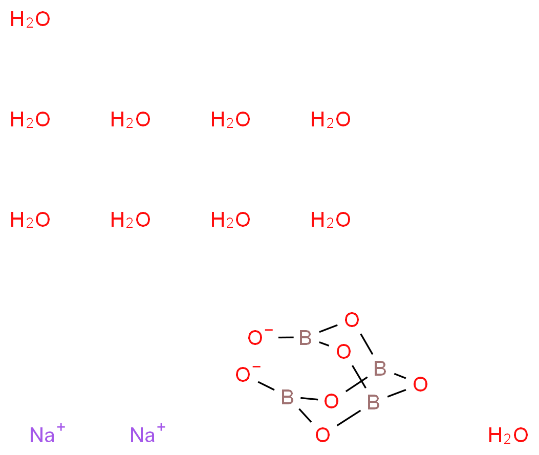 1303-96-4 分子结构