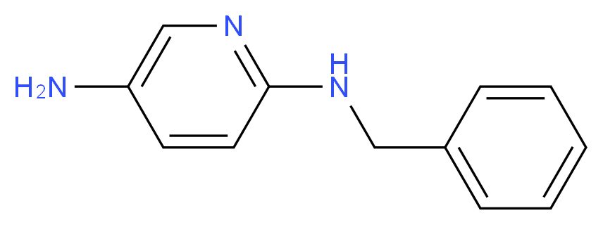 2-N-benzylpyridine-2,5-diamine_分子结构_CAS_21630-48-8