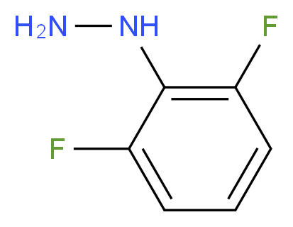 (2,6-difluorophenyl)hydrazine_分子结构_CAS_119452-66-3