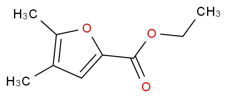 Ethyl 4,5-diMethylfuran-2-carboxylate_分子结构_CAS_119155-04-3)