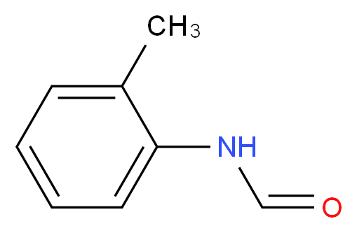 N-(2-methylphenyl)formamide_分子结构_CAS_94-69-9