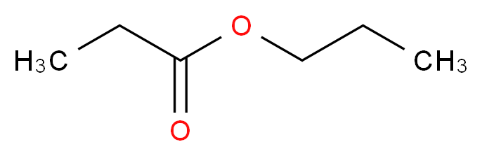 丙酸正丙酯_分子结构_CAS_106-36-5)