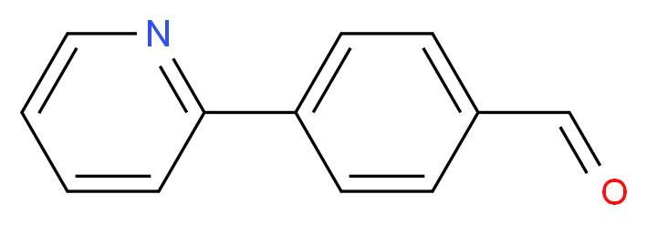 4-(pyridin-2-yl)benzaldehyde_分子结构_CAS_127406-56-8