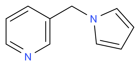 3-(1H-pyrrol-1-ylmethyl)pyridine_分子结构_CAS_80866-95-1)