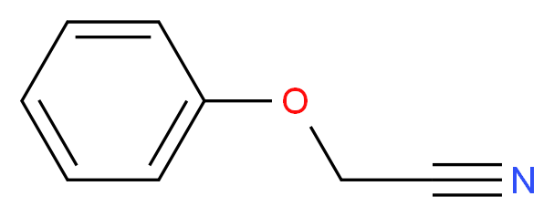 2-phenoxyacetonitrile_分子结构_CAS_3598-14-9