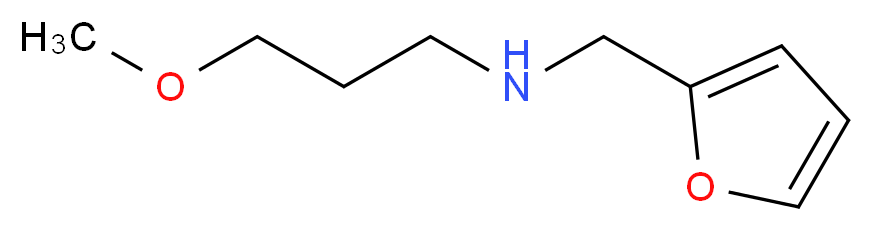 (furan-2-ylmethyl)(3-methoxypropyl)amine_分子结构_CAS_932267-74-8