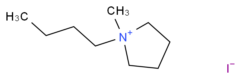 1-butyl-1-methylpyrrolidin-1-ium iodide_分子结构_CAS_56511-17-2