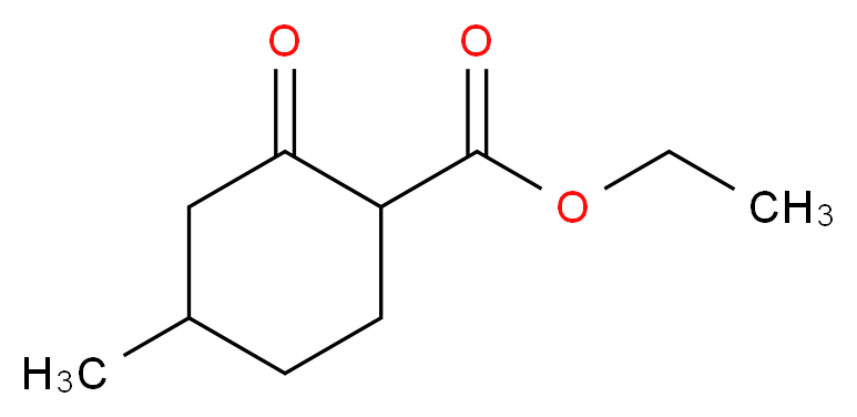 乙基-4-甲基-2-环己酮-1-羧酸酯_分子结构_CAS_13537-82-1)