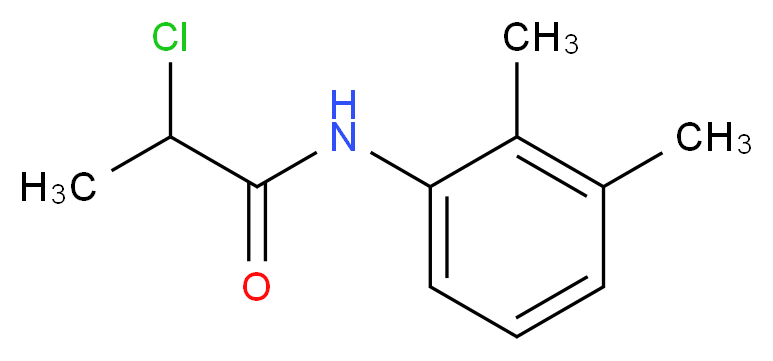 2-Chloro-N-(2,3-dimethylphenyl)propanamide_分子结构_CAS_)