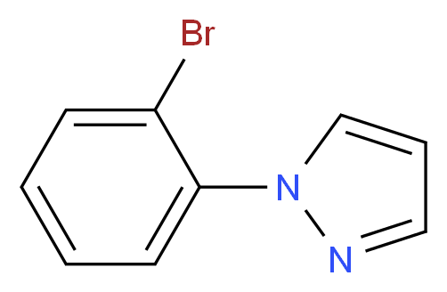 1-(2-bromophenyl)-1H-pyrazole_分子结构_CAS_87488-84-4)