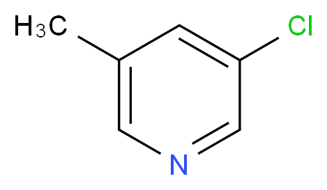 3-chloro-5-methylpyridine_分子结构_CAS_19230-55-8
