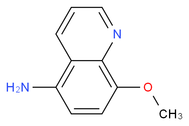 8-methoxyquinolin-5-amine_分子结构_CAS_70945-35-6