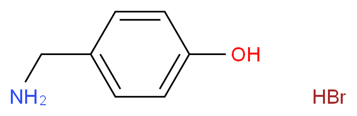 4-(Aminomethyl)phenol hydrobromide 98%_分子结构_CAS_90430-14-1)