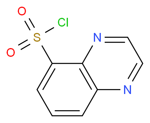 Quinoxaline-5-sulfonyl chloride_分子结构_CAS_844646-88-4)
