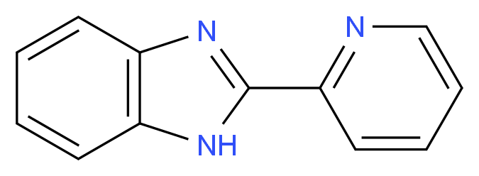 2-(2-PYRIDYL)BENZIMIDAZOLE_分子结构_CAS_1137-68-4)