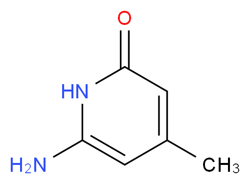 6-amino-4-methylpyridin-2(1H)-one_分子结构_CAS_51564-93-3)