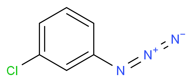 1-Azido-3-chlorobenzene solution_分子结构_CAS_3296-06-8)