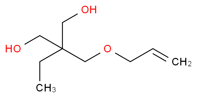 2-ethyl-2-[(prop-2-en-1-yloxy)methyl]propane-1,3-diol_分子结构_CAS_682-11-1