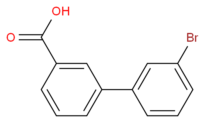 3′-溴联苯-3-羧酸_分子结构_CAS_854237-06-2)