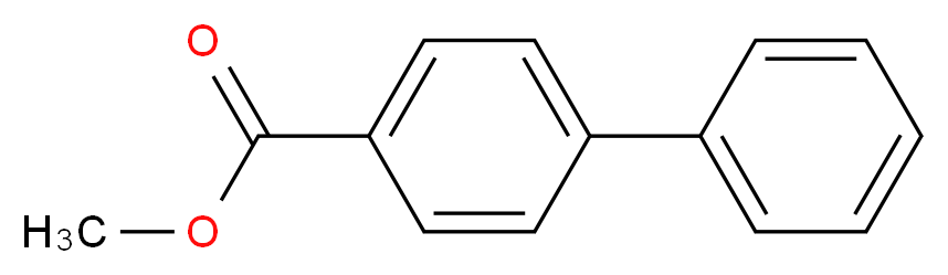 联苯-4-羧酸甲酯_分子结构_CAS_720-75-2)