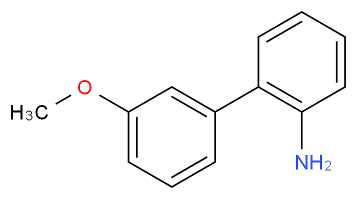 2-(3-methoxyphenyl)aniline_分子结构_CAS_38089-02-0