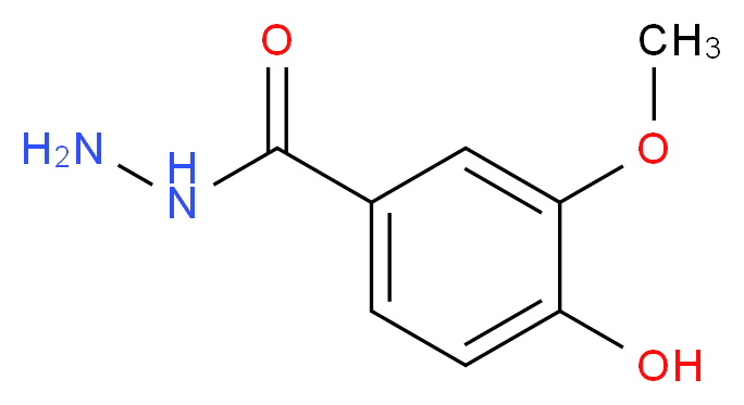 4-Hydroxy-3-methoxybenzohydrazide_分子结构_CAS_)