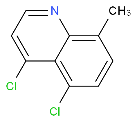 4,5-dichloro-8-methylquinoline_分子结构_CAS_948292-29-3