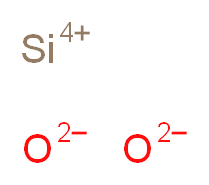 二氧化硅(IV)溅射靶, 76.2mm (3.0in) 直径 x 6.35mm (0.250in) 厚_分子结构_CAS_)