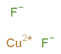 CUPRIC FLUORIDE, ANHYDROUS_分子结构_CAS_7789-19-7)